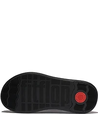 FitFlop F-Mode Leather Slingback Thong Platform Sandals