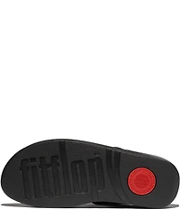 FitFlop Fino Beadie-Button Ornament Thong Wedge Sandals