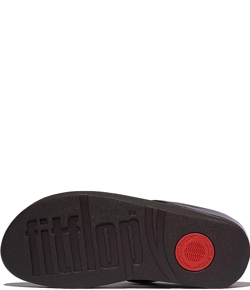 FitFlop Fino Beadie-Button Ornament Thong Wedge Sandals