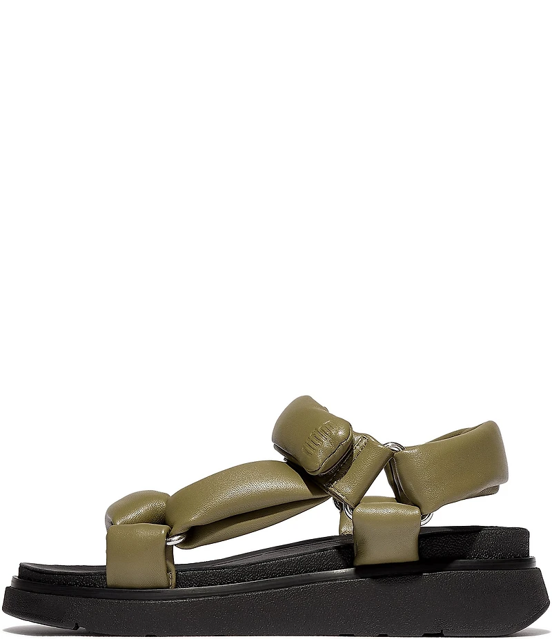 FitFlop Gen-FF Soft-Leather Back-Strap Wedge Sandals