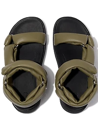 FitFlop Gen-FF Soft-Leather Back-Strap Wedge Sandals