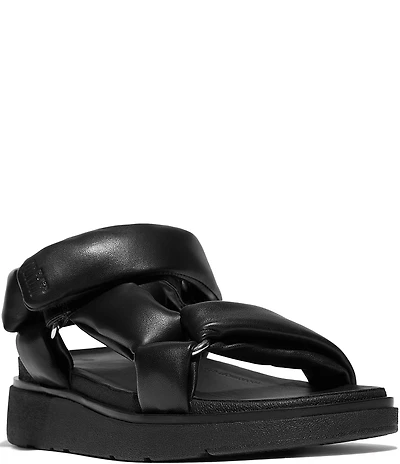 FitFlop Gen-FF Soft-Leather Back-Strap Wedge Sandals