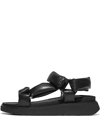 FitFlop Gen-FF Soft-Leather Back-Strap Wedge Sandals