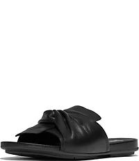 FitFlop Gracie Soft-Twist Leather Slide Sandals