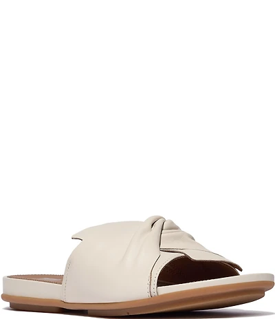 FitFlop Gracie Soft-Twist Leather Slide Sandals