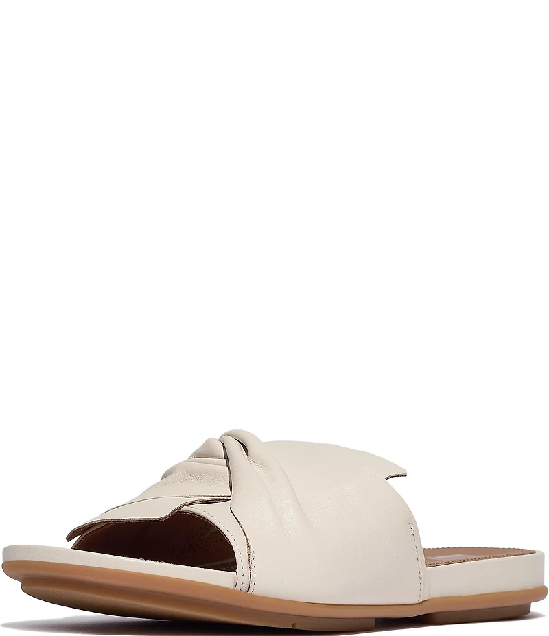 FitFlop Gracie Soft-Twist Leather Slide Sandals