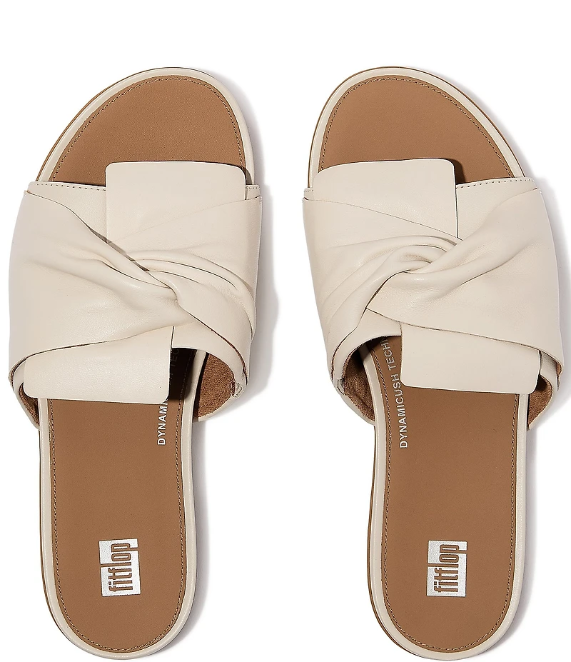 FitFlop Gracie Soft-Twist Leather Slide Sandals