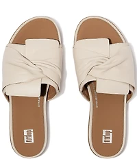 FitFlop Gracie Soft-Twist Leather Slide Sandals