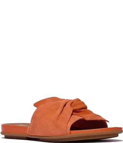 FitFlop Gracie Soft-Twist Suede Slide Sandals