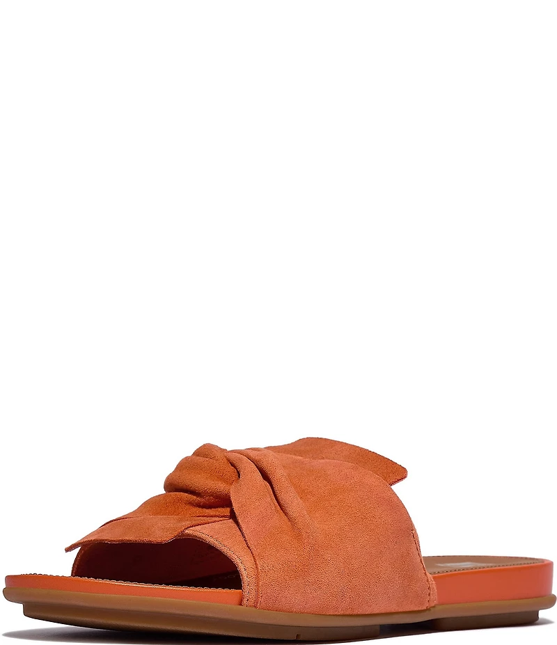 FitFlop Gracie Soft-Twist Suede Slide Sandals