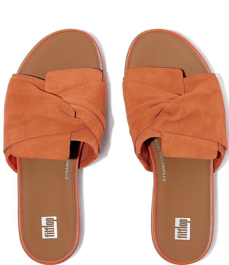 FitFlop Gracie Soft-Twist Suede Slide Sandals