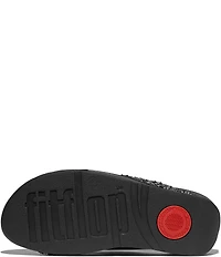 Fitflop Lulu Crystal-Mix Cross Wedge Slide Sandals
