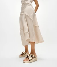 FitFlop Lulu Flower Cross Wedge Slide Sandals