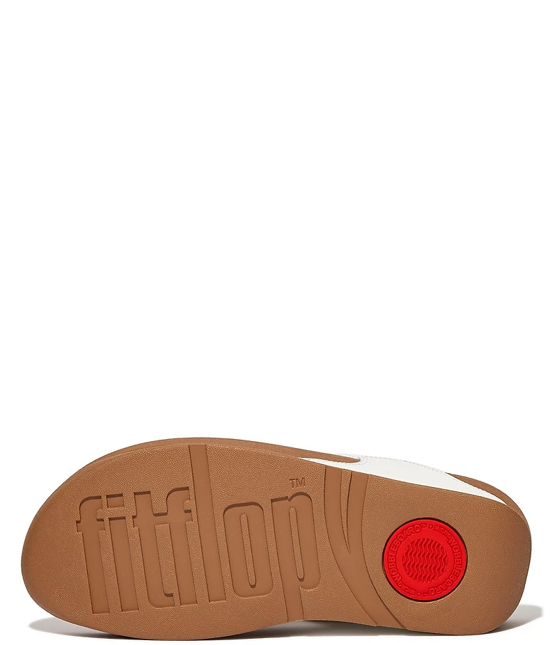 FitFlop Lulu Leather Platform Thong Wedge Sandals
