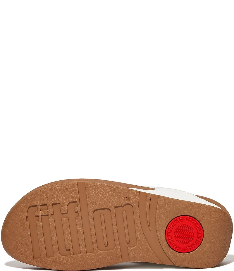 FitFlop Lulu Leather Platform Thong Wedge Sandals
