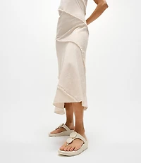 FitFlop Lulu Marbled-Stone Thong Wedge Sandals