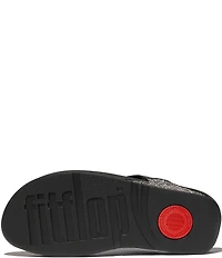Fitflop Lulu Multi-Tonal Glitter Wedge Sandals