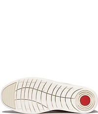 FitFlop Rally Elastic Metallic Leather Slip-On Sneakers