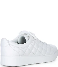 Fitflop Rally Quilted Leather Lace Up Sneakers