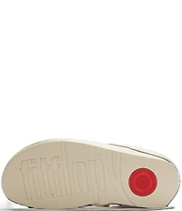 FitFlop Rumba Metallic Beaded Ornament Thong Wedge Sandals