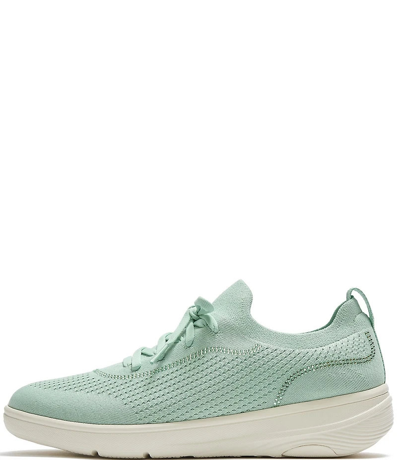 FitFlop Super-Q Crystal-Trim Knit Slip On Laced Sneakers