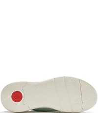 FitFlop Super-Q Crystal-Trim Knit Slip On Laced Sneakers