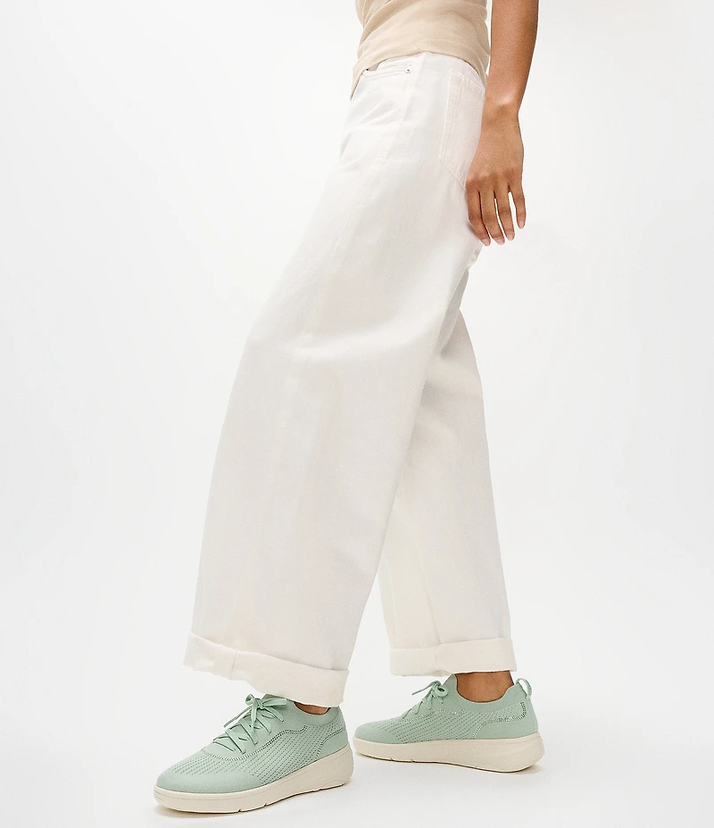 FitFlop Super-Q Crystal-Trim Knit Slip On Laced Sneakers