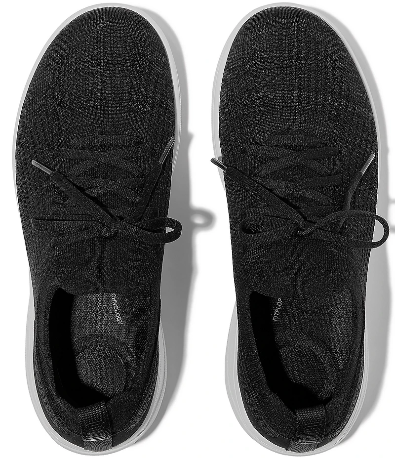 FitFlop Super-Q Knit Slip On Laced Sneakers
