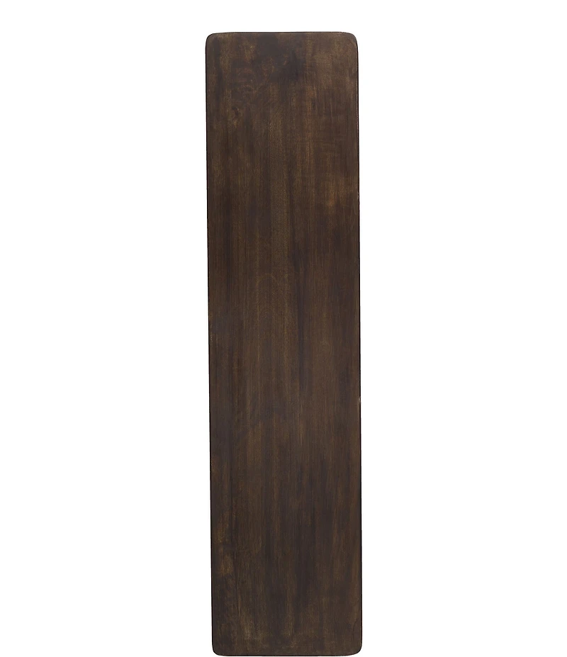 Fitz and Floyd Austin Craft Espresso Brown Extra Long Serving Board