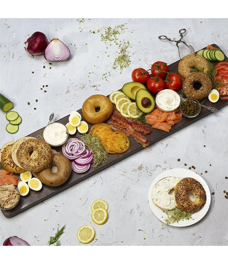 Fitz and Floyd Austin Craft Espresso Brown Extra Long Serving Board