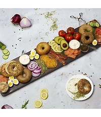 Fitz and Floyd Austin Craft Espresso Brown Extra Long Serving Board