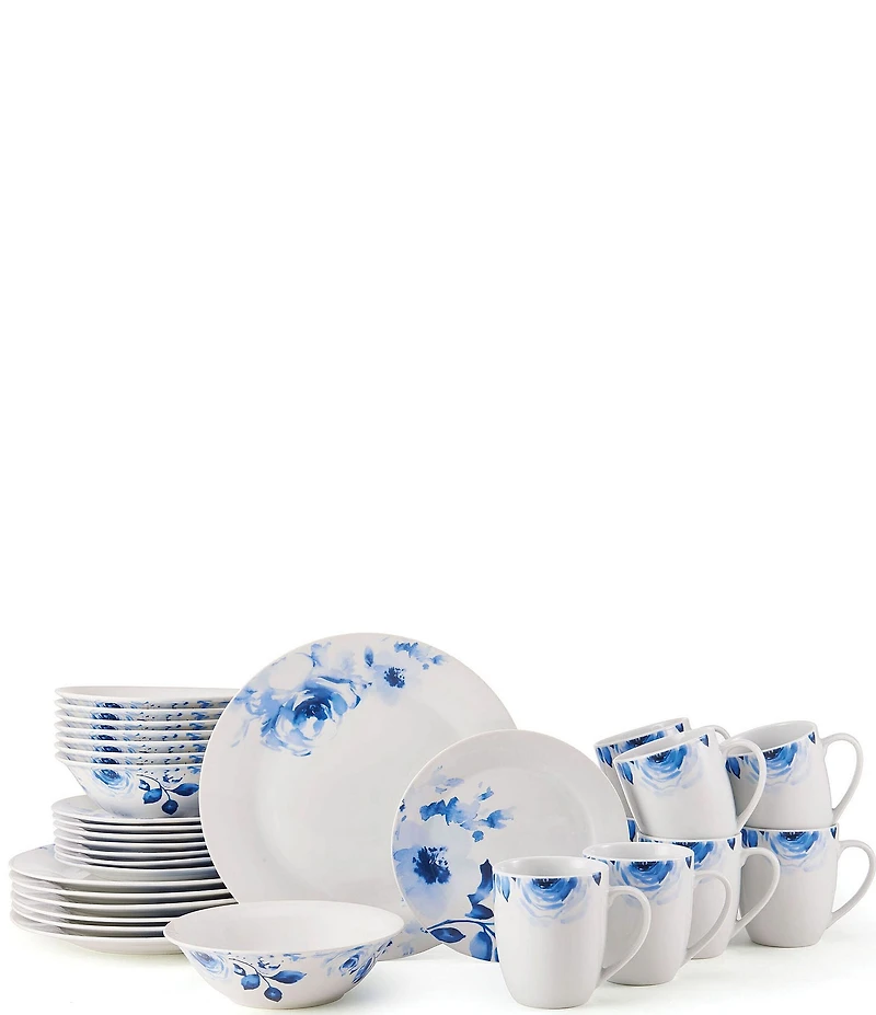 Fitz and Floyd Bloom 32-Piece Dinnerware Set