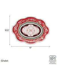 Fitz and Floyd Chalet Collection Oval Platter