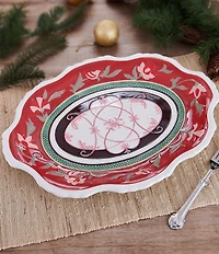 Fitz and Floyd Chalet Collection Oval Platter