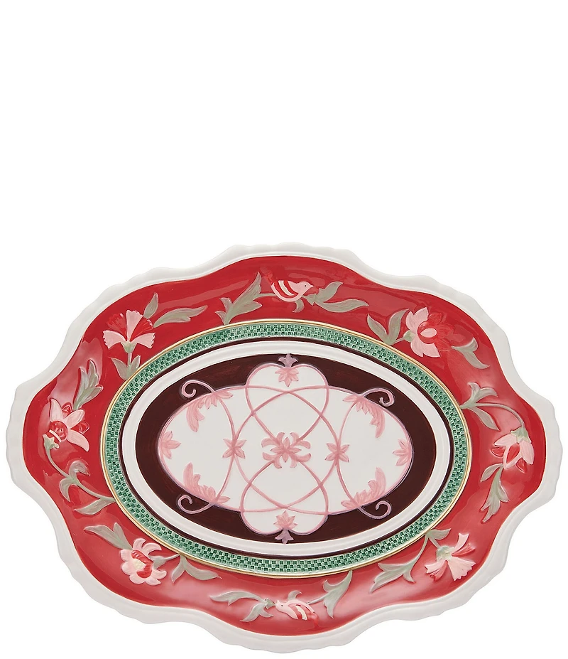 Fitz and Floyd Chalet Collection Oval Platter