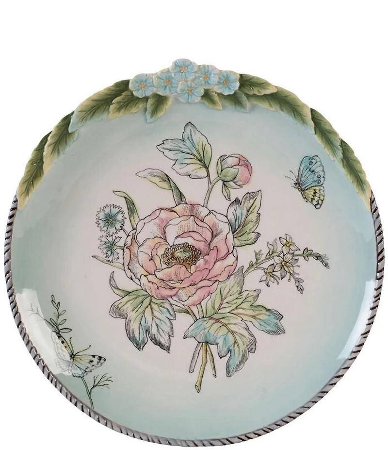 Fitz and Floyd English Garden Collection Bloom Salad Plates, Set of 4