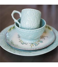 Fitz and Floyd English Garden Collection Bloom Salad Plates, Set of 4