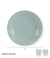 Fitz and Floyd English Garden Collection Dinner Plates, Set of 4