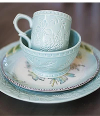 Fitz and Floyd English Garden Collection Dinner Plates, Set of 4