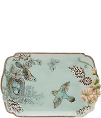 Fitz and Floyd English Garden Collection Serving Tray