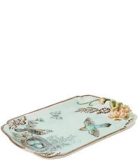 Fitz and Floyd English Garden Collection Serving Tray