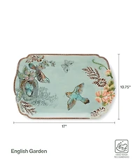 Fitz and Floyd English Garden Collection Serving Tray