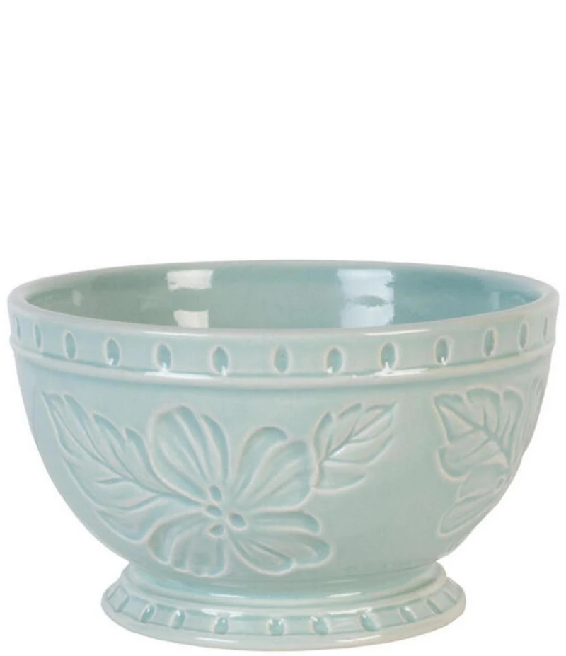 Fitz and Floyd English Garden Collection Soup Cereal Bowls, Set of 4