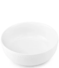 Fitz and Floyd Everyday Beaded Serving Bowl and Platter Set