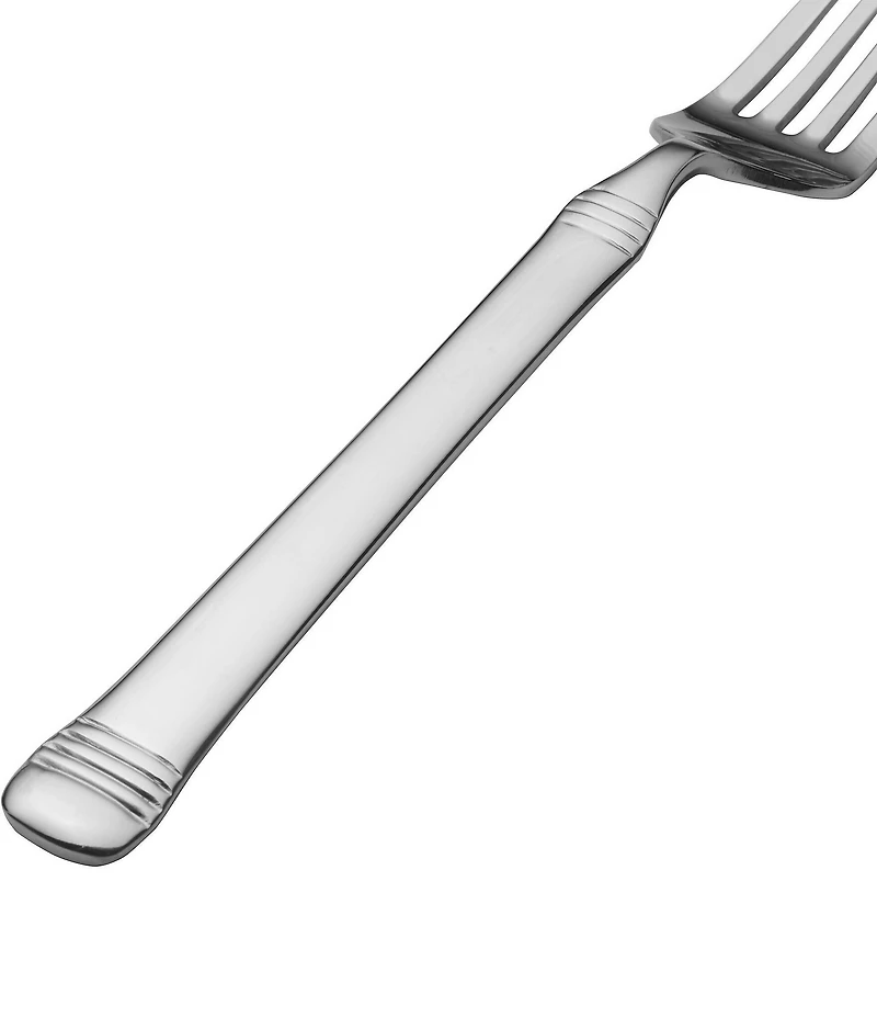 Fitz and Floyd Everyday Bistro Band 45-Piece Stainless Steel Flatware Set