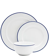 Fitz and Floyd Everyday Collection Bold Band 12-Piece Dinnerware Set, Service for 4