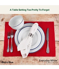 Fitz and Floyd Everyday Collection Bold Band 12-Piece Dinnerware Set, Service for 4