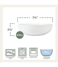 Fitz and Floyd Everyday Coupe Collection Pasta Bowls, Set of 4