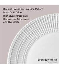 Fitz and Floyd Everyday Dillan Collection 12-Piece Dinnerware Set, Service for 4