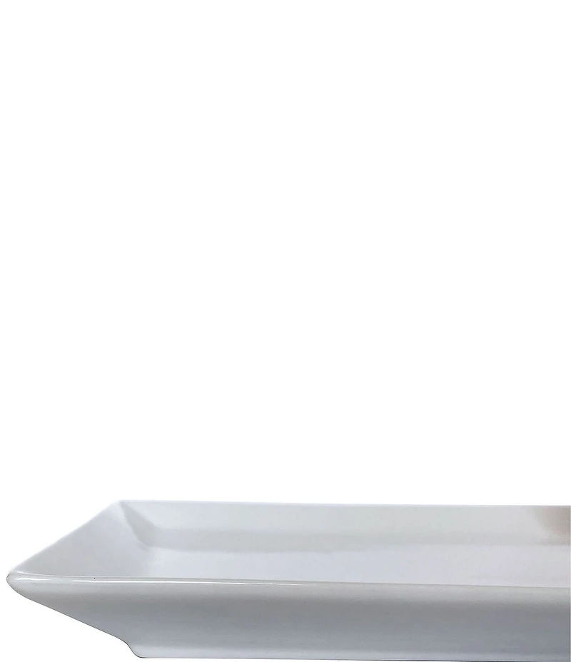 Fitz and Floyd Everyday Rectangular Rim Platter, 18.25#double;